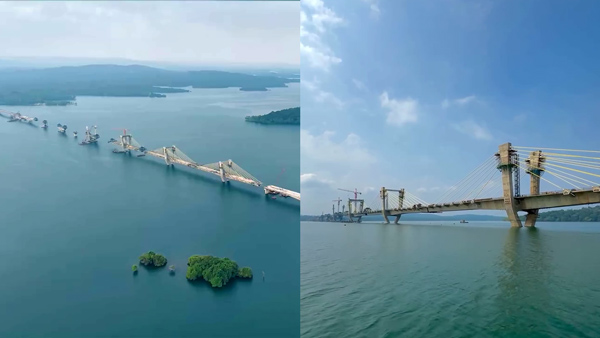 Shivamogga Sigandur Bridge Soon Open Good News For Chowdeshwari Pilgrims Drone View
