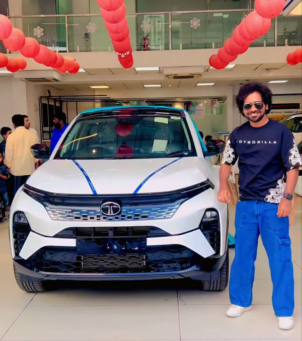 Kannada Comedy Actor Chiller Manju Buys Tata Curvv Suv Details