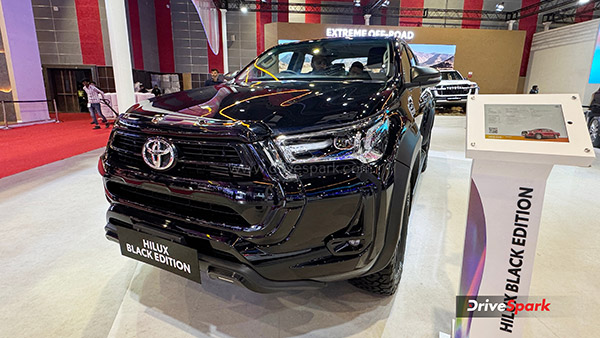 Toyota Hilux Black Edition Unveiled At Auto Expo Details