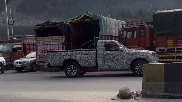 Mahindra Scorpio N Pickup Truck Spotted On Test Details