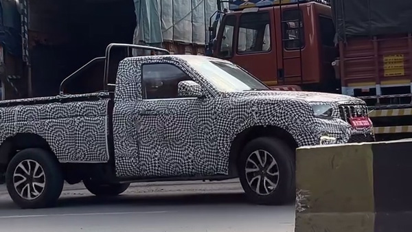 Mahindra Scorpio N Pickup Truck Spotted On Test Details