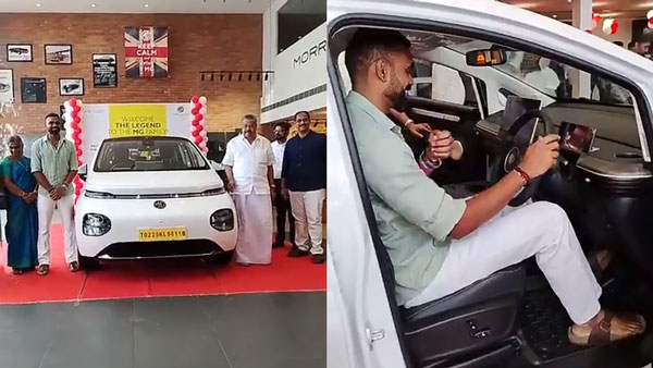 MG Windsor EV Delivered To PR Sreejesh Details