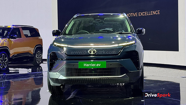 New Tata Harrier EV Spotted In Test Launch Soon Expected Price Range And Features Details