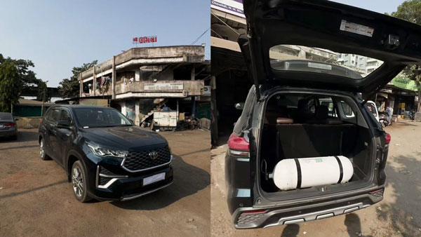 World s First Toyota Innova Hycross CNG Arrives In India Details