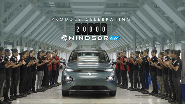 MG Windsor Achieve 20 000 Unit Sales Milestone Fastest EV Model In India
