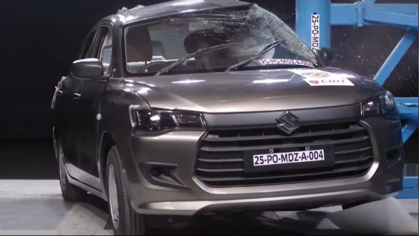 Maruti Suzuki Dzire Sedan Get 5 Star Safety Rating in Bharat NCAP Details
