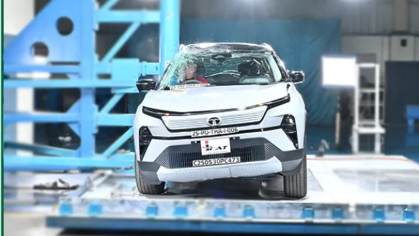 Tata Harrier vs Mahindra BE 6 Electic Suvs Bharat NCAP Test Scores Compared Details