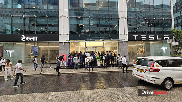 Tesla First Showroom Opened In Mumbai Model Y Suv Launched Price And Features Details