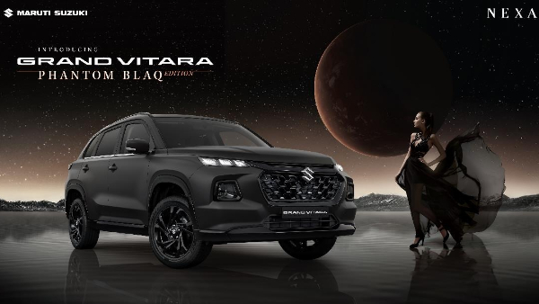 10 Years Of Nexa Maruti Suzuki Grand Vitara Phantom Blaq Edition Introduced Details