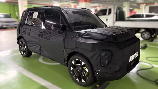 Kia Syros Electric Suv Spied First Time Expected Price Design Range And Features Details