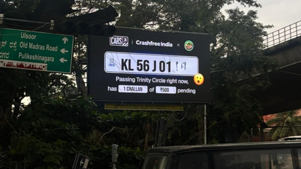 india-s-first-ai-billboard-by-cars24-puts-traffic-violations-on-big-screen