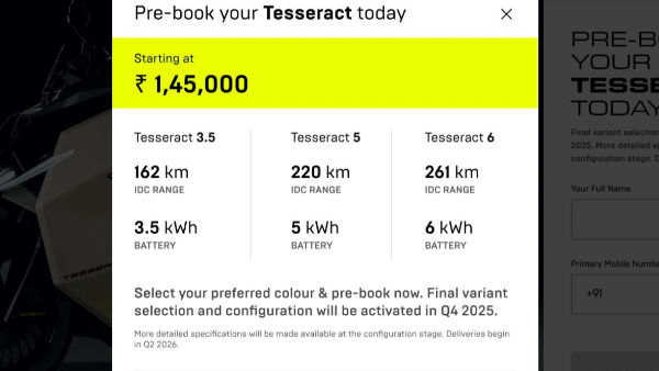 Ultraviolette Tesseract Electric scooter Deliveries Delayed Details