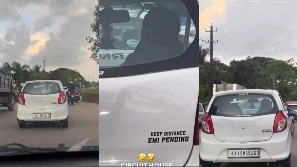 Mangaluru Maruti Alto Car Owner Message Keep distance EMI Pending Video Viral