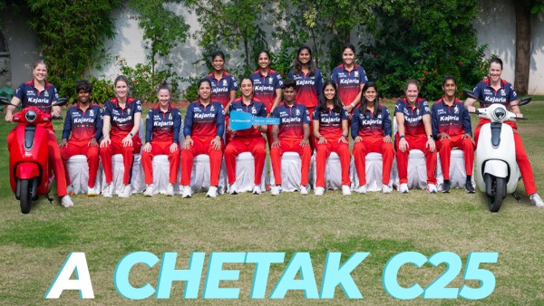 bajaj-gifted-to-rcb-womens-team-with-all-new-chetak-c25
