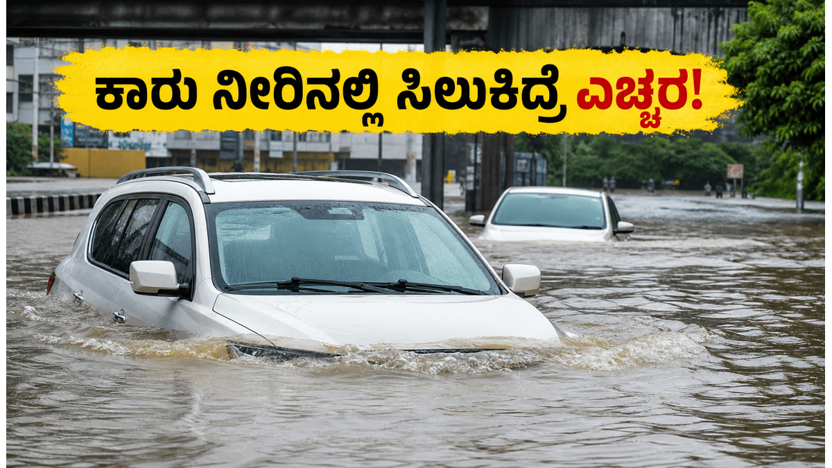 ಬೆಂಗಳೂರು ಮಳೆಯಲ್ಲಿ ಕಾರು ಸಿಲುಕಿದ್ರೆ ಈ ತಪ್ಪು ಮಾಡ್ಬೇಡಿ: ಇನ್ಶೂರೆನ್ಸ್ ಸಿಗಲ್ಲ, ಲಕ್ಷಾಂತರ ರೂಪಾಯಿ ನಷ್ಟ!