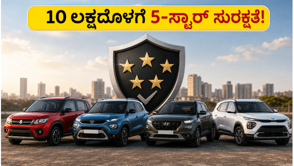 Best 5-Star Safety Cars Under 10 Lakhs in India 2026: BNCAP & GNCAP Rated Best 5-Star Safety Cars Under 10 Lakhs in India 2026: BNCAP & GNCAP Rated