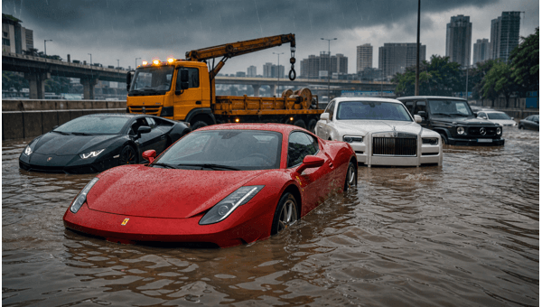 Mumbai Rains: Supercar Hydrolock Risks and Massive Repair Costs Explained (2026)
