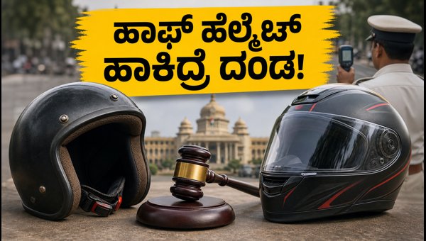 Bengaluru Traffic Police Crackdown: Why Non-ISI Half Helmets Will Cost You Heavy Fines in 2026