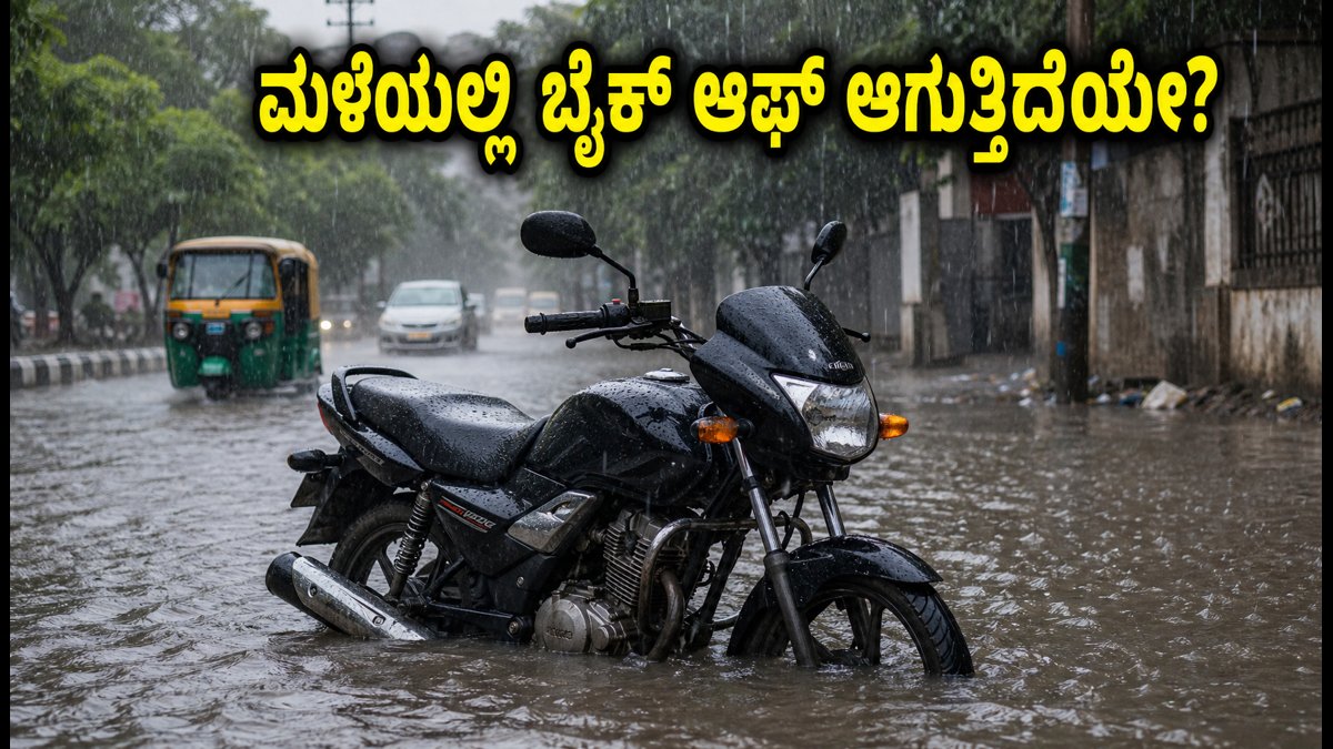 ಮಳೆಗಾಲದಲ್ಲಿ ಬೈಕ್ ಸವಾರರಿಗೆ ಎಚ್ಚರಿಕೆ: ಎಂಜಿನ್ ಹಾಳಾಗದಂತೆ ತಡೆಯಲು ಈ ಟಿಪ್ಸ್ ಪಾಲಿಸಿ