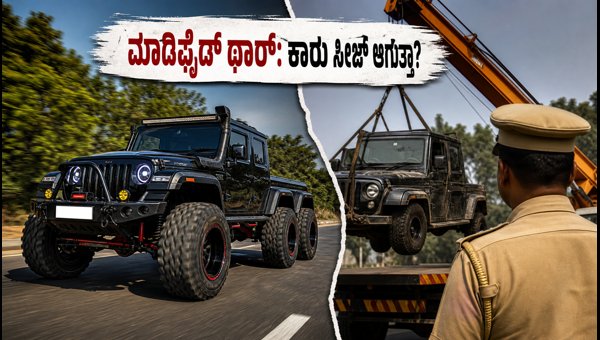 Modified Mahindra Thar Risks: RTO Rules and Safety Guidelines You Must Know Modified Mahindra Thar Risks: RTO Rules and Safety Guidelines You Must Know