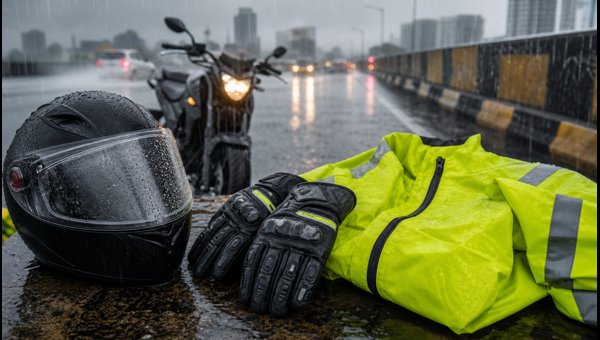 Monsoon Bike Riding Tips 2026: Must-Have Safety Gear and Essential Accessories for Rainy Season