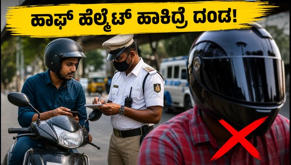Bengaluru Traffic Fines 2026: Avoid Penalties for Half Helmets and Dark Visors on AI Cameras