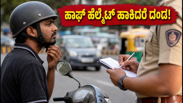 Bengaluru Traffic Rules: Half-Helmets Banned, ISI Certified Helmets Mandatory for Riders (2026)
