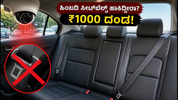 Delhi Traffic Rules 2026: AI-CCTV Cameras Now Detect Rear Seatbelt Violations & Impose Rs 1000 Fine