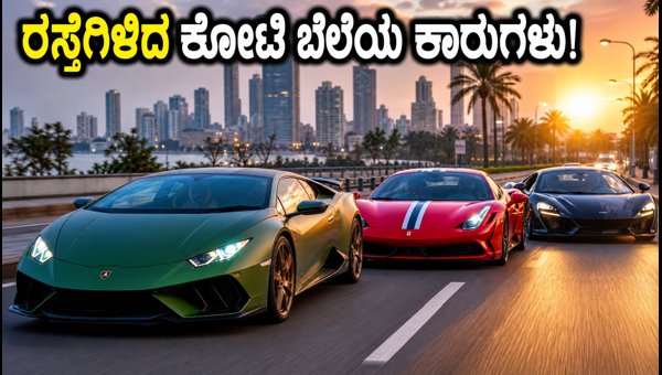 Independence Day 2026 Supercar Parade: Rare Luxury Cars Spotted in Mumbai, Pune, and Bangalore