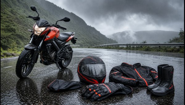 Monsoon Bike Riding Gear: Essential Safety Accessories for Heavy Rain and Orange Alert 2026