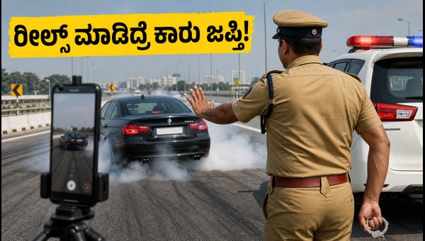 Instagram Reels on Mumbai-Bangalore Highway: Police Seize Cars and File FIR (2026) Instagram Reels on Mumbai-Bangalore Highway: Police Seize Cars and File FIR (2026)