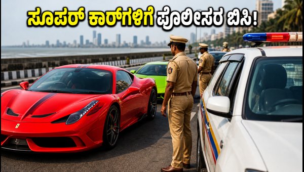 Mumbai Supercars Coastal Road FIR: Police Crackdown on Speeding and Traffic Violations