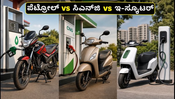 Petrol vs CNG vs Electric Bike: Daily Commute Cost Comparison 2026 Petrol vs CNG vs Electric Bike: Daily Commute Cost Comparison 2026