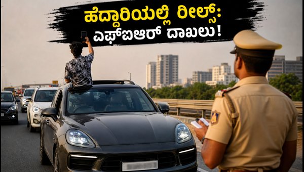 Pune-Bengaluru Highway Reels Incident: FIR Filed Against Content Creators for Blocking Traffic on NH48