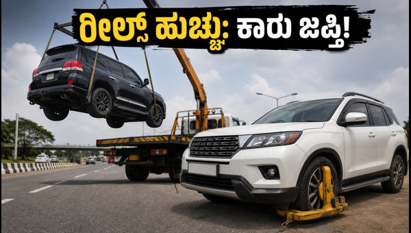 Pune Highway Car Reels Case: Toyota Fortuner Seized and FIR Filed Against Influencers for Traffic Jam