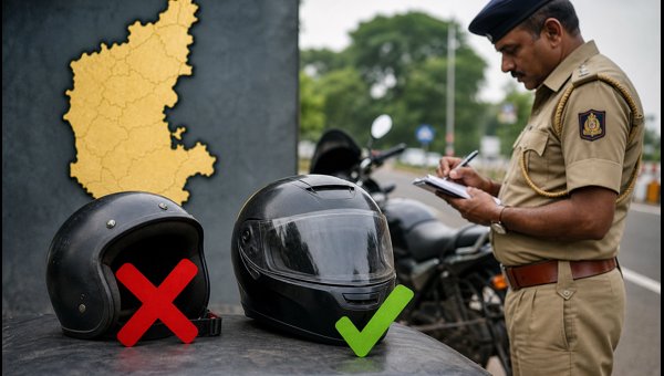 Karnataka Half Helmet Ban 2026: Avoid Fines and DL Suspension with BIS Certified Helmets Karnataka Half Helmet Ban 2026: Avoid Fines and DL Suspension with BIS Certified Helmets