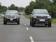 ജീപ്പ് ഗ്രാന്‍ഡ് ചീരോക്കിയുടെ രണ്ട് പതിപ്പ് ടെസ്റ്റില്‍