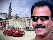 മേജര്‍ രവി എന്ന എക്സ് മിലിട്ടറിയുടെ മെഴ്സിഡിസ് എ ക്ലാസ്