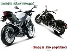 അക്വില 250 ക്രൂയിസറിന്റെ രണ്ടാംവരവ് എക്‌സ്‌പോയില്‍