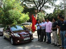 ഹോണ്ട അമേസിന്റെ ഇന്ത്യന്‍ സഞ്ചാരം ബങ്കളുരുവിലെത്തി