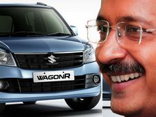 സാധാരണക്കാരന്റെ കാറില്‍ കെജ്രിവാളിന്റെ മുന്നേറ്റം