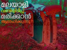 വണ്ടിയിടിച്ച് മരിക്കാന്‍ ആഗ്രഹിക്കുന്നവരോ മലയാളികള്‍?