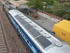 അങ്ങനെ ആദ്യത്തെ 'സോളാർ' ട്രെയിനും പാളത്തിലിറങ്ങുന്നു
