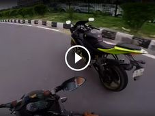 റോഡില്‍ ബൈക്ക് റൈഡറുടെ 'അഭ്യാസം'; പാഠം പഠിപ്പിക്കാന്‍ ഉറച്ച് കാര്‍ ഡ്രൈവറും — ഒടുവില്‍ സംഭവിച്ചത്!