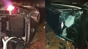 അപകടത്തില്‍ തകിടം മറിഞ്ഞ് നെക്‌സോണ്‍; ടാറ്റയ്ക്ക് നന്ദി പറഞ്ഞ് ഉടമ