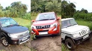 ചതുപ്പില്‍ കരുത്തുകാട്ടാന്‍ ഇറങ്ങി എസ്‌യുവികള്‍ — XUV500, ബൊലേറോ, സഫാരി സ്റ്റോം; കിതച്ചത് ആര്?