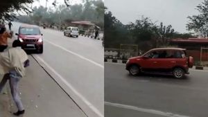 ഇതിനൊക്കെ എന്നാ പറയേണ്ടെ? 5 രൂപയുടെ തർക്കത്തിന് 25,000 -ന്റെ നാശം വിതച്ച് എസ്‌യുവി ഉടമ