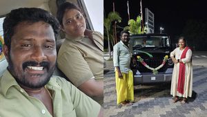വെറുതെ പഠിക്കാൻ പോയി സമയം കളഞ്ഞു! ലോറി ഓടിച്ച് 'ഡ്രൈവര്‍ കപ്പിള്‍സ്' വാങ്ങിയത് 22 ലക്ഷത്തിന്റെ കാര്‍
