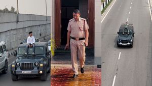 'മേരാ ബാപ്പ് പെഹ്‌ലെ ആപ്പ്'! എന്റെ അച്ചൻ പൊലീസാണ്, പുള്ളി എല്ലാം നോക്കിക്കോളും; നടുറോഡിൽ ഷോയോഫുമായി ഇൻഫ്ളുവൻസർ