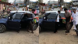 ഭാവി തമിഴ്‌നാട് മുഖ്യമന്ത്രിയുടെ വാഹനം സ്വിഫ്‌റ്റോ? താരജാഡകളില്ലാതെ സാധാരണ കാറില്‍ വന്നയാളെ കണ്ടോ...
